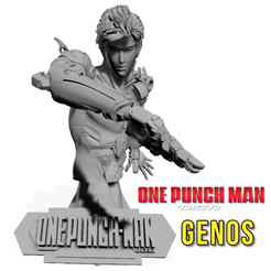 PhotoRoom-20231103_182526.png Genos Bust - One Punch Man