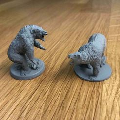 IMG_20201101_152722_1860.jpg Free STL file Gloomhaven Cave Bear・3D printable model to download