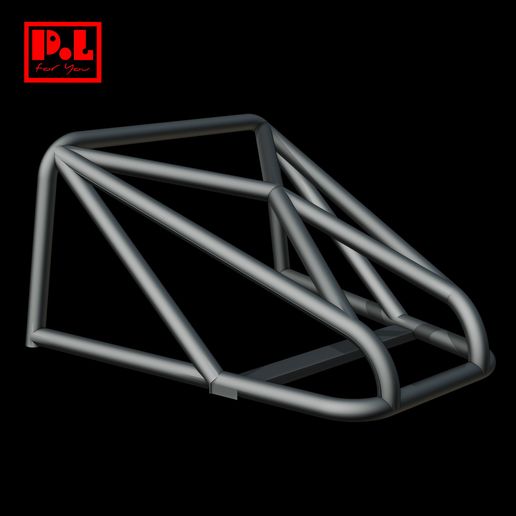 Roll cage for a racing pickup truck