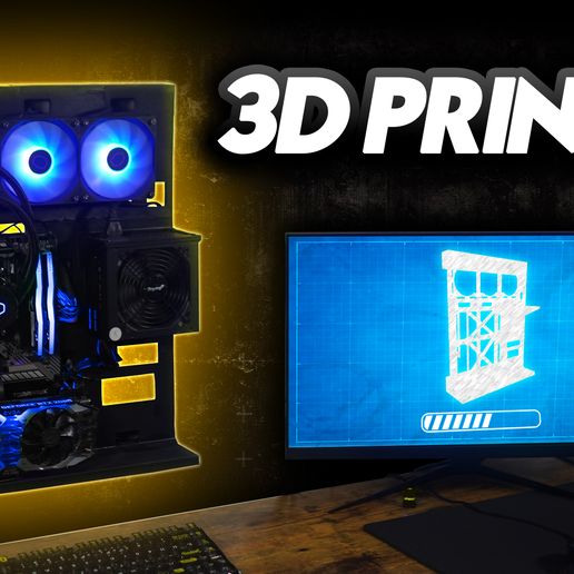 wall-mounted PC case
