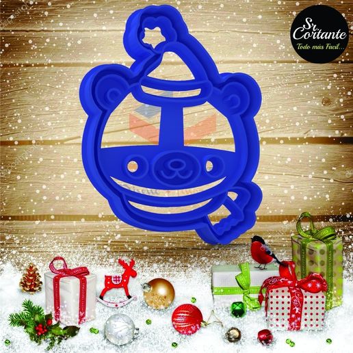 CUTTER OF COOKIES MERRY CHRISTMAS - 3D model önizlemesi