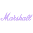 Logo Marshall.stl Marshall logo