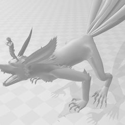 kurama-naruto-1.jpg Free 3D file Naruto + Kurama・3D printing idea to download