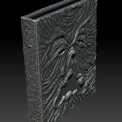 BOTD2.jpg Free STL file Free Spine for Necronomicon・3D printing design to download