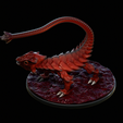 Agascorpion-highpoly-12.png Agascorpion hell monster statue fantasy agama / Scorpio POSE 3