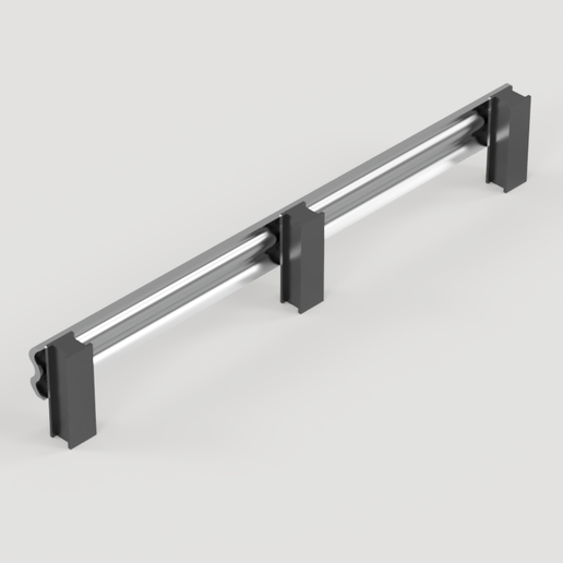 Highway-Barrier-STL-12.png Diorama - Highway Barrier (5 Pack) for Dioramas  (STL FILES)