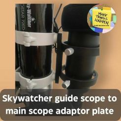 Skywatcher-Guide-scope-to-main-scope-adaptor-plate.jpg 60mm Guide scope to Main scope Adaptor plate