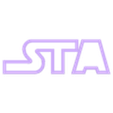 STAR_-_STA.stl STAR WARS Logo Snap-in