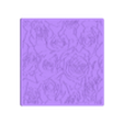 7cm rose mat.stl Flexible Sugar Veil Rose Design Mat