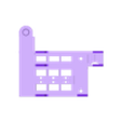 Z_X_Motor_Chain_Mount_Didac_V2.stl ANET A8 - X-Achsen-Kette, Filamentsensor und Unterstützung für abnehmbaren Lüfteranschluss.