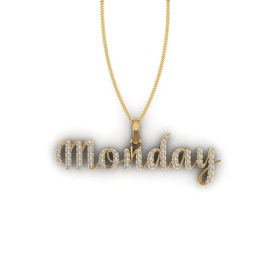 Monday Pendant 3D model