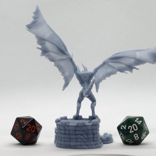 Wyvern (2).JPG STL file Undead Wyvern - Tabletop Miniature・Template to download and 3D print, M3DM
