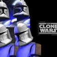 5.jpg CLONE TROOPER P1 TCW helmet | 3D model | 3D print | Printable | Clone Wars