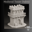 Tower_Defens_3D_Element_WorkShop3D-2.png La tour médiévale défend les fans de Rpg
