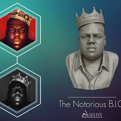 01.jpg STL file The Notorious BIG 3D model 3D print model・3D printable model to download