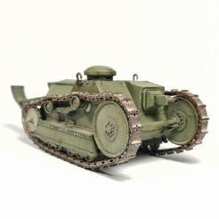 1F633FFC-E06B-4782-BE1A-7C6EA1D94F62.jpeg Archivo STL Ford 3-Ton Tank M1918 1/35 1/48 1/72・Plan de impresión en 3D para descargar