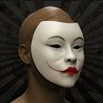 10-1.jpg Geisha Mask Anime Mask 3D print model