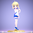 02.png Altria Pendragon / Saber - Cute Royal Outfit - Fate Series Anime Figure - 3D Printing