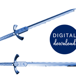 Knight-Captains-Sword-Launch-Digital.png 3D file BYLETH Knight-Captain's Sword STL FILES [Fire Emblem: Three Hopes]・3D printable model to download