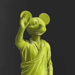 Скриншот-07-05-2022-152857.png Descargar archivo STL estatua de mickey mouse • Modelo para la impresora 3D, yokata