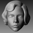 Beth_harmon_front.png Anya Taylor Joy as Beth Harmon head for onesix scale 3d printing