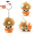 Cutie3D_Autumn_Cozy_Mushroom_Keycap_Fidget_Clicker_Keychain_-_02.png Herbst gemütlichen Pilz Keycap Fidget Clicker Schlüsselanhänger - Cute Backpack Keychain