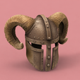 5.png Horned Raider Viking Helmet