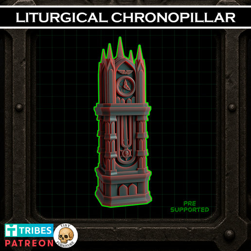 Liturgical Chronopillar 3D model