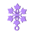 flake2.STL Dainty Snowflake Xmas Ornament