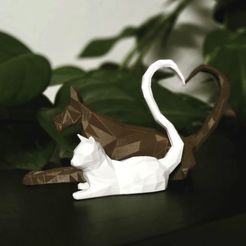 IMG_2072.jpg Low Poly Dog and Cat Hearth decoration