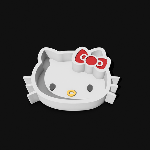 👋 Hello Kitty Sanrio jewelry box storage bowl・ STL File for 3D printing ...
