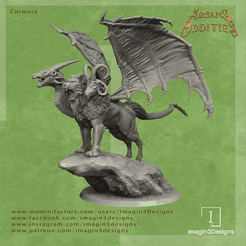 Chimera-Angle.png Файл 3D Химера・Модель 3D-принтера для скачивания