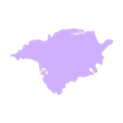 groenlandia.STL WORLD MAP 2D PLATE 220X220