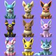 CuteEeveelution.jpg POKEMON - EEVEELUTION (EASY PRINT NO SUPPORT)