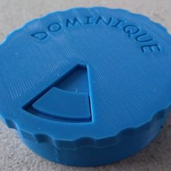 Pilulier V1-1.jpg Free STL file Pill box Weekly dispenser・3D printing template to download