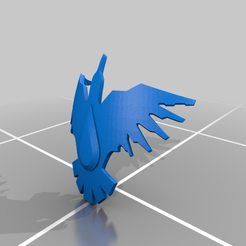 Magpie_Standalone.png Free 3D file Bloody Magpie Standalone Icon・3D printable model to download