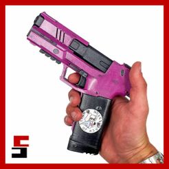cults-special-17.jpg Fichier 3D Cyberpunk 2077 Lizzie Gun Replica Prop Pistol Weapon・Plan imprimable en 3D à télécharger