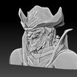 lucian_2.jpg Lucian High Noon skin 3D Printer Model - Wild West Evil Cowboy