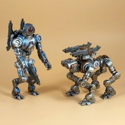MainThumbnail.jpg Datei OBJ Drohne Mech・Design für 3D-Drucker zum herunterladen