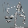 Preview23.jpg Geralt vs The Crones The Witcher 3 - Henry Cavill Version 3D print model
