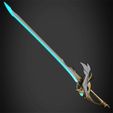 AquilaFavoniaClassic2.jpg Genshin Impact Aquila Favonia Sword for Cosplay