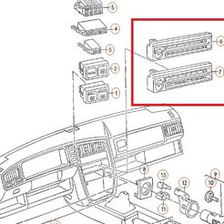 schema.jpg STL file VW Corrado heater control light repair / led conversion( 535919383 )・3D printer design to download