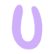 U (1).stl Universal Light Letters A-Z 0-9