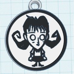 WILLOW.jpg DON'T STARVE WILLOW KEYCHAIN