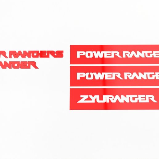 🎨 Power Rangers and Zyuranger logo Stencils, Plates, and Vector Art ...