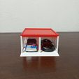 1688198541637.jpg Double garage with roof useful for diecast 1/64 (HotWheels, Matchbox, Gusval, Maisto, etc.)
