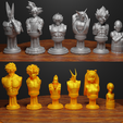 w.png Anime Figure Chess Set Anime Character Chess Pieces