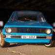volkswagen golf rc body lexan 267mm caddy shell tamiya tt01 tt02  (15).jpg Free STL file WHEELS BBS touring Rc car・Template to download and 3D print