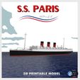 Paris.jpg S.S. PARIS (1916/1929) ocean liner printable model - full hull and waterline versions