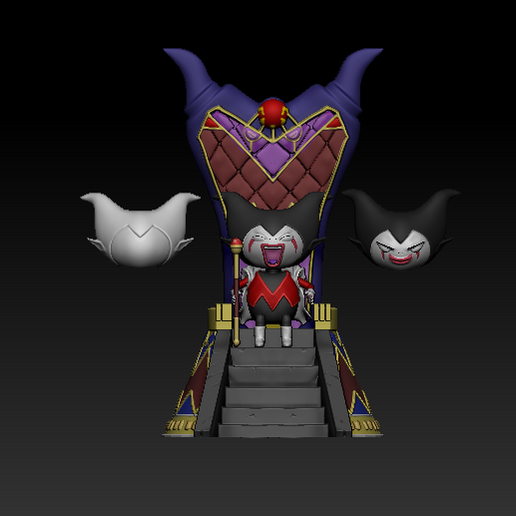 Dragon Ball Daima :Gomah on the throne. 3D model
